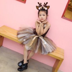 Santa's reindeer - girls costume - dress - setCostumes