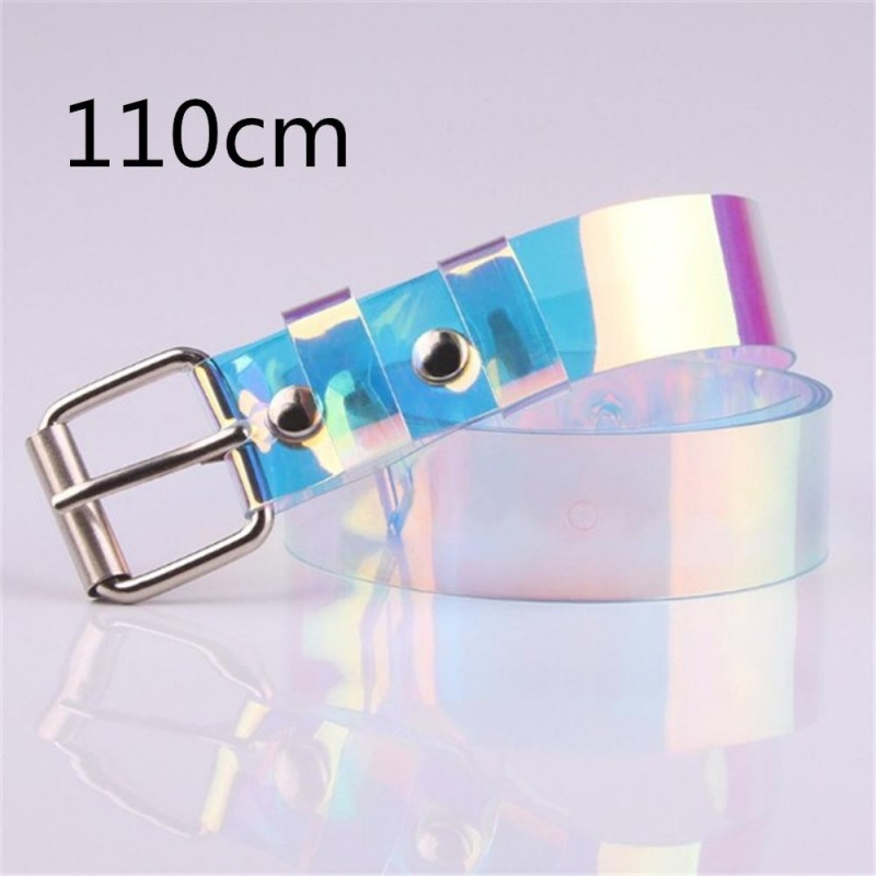 Transparent - laser rainbow - fashionable belt - 90cm - 100cm - 110cm - 120cm