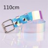 Transparent - laser rainbow - fashionable belt - 90cm - 100cm - 110cm - 120cm