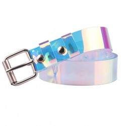 Transparent - laser rainbow - fashionable belt - 90cm - 100cm - 110cm - 120cm