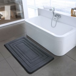 Badezimmermatte - rutschfester Teppich - Memory-Schaum