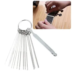Guitar nut slotting file - luthier tool set