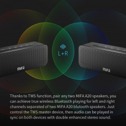 30W Bluetooth metal speaker with super bass - wireless 3D digital columnBluetooth speakers