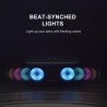 TWS 2*8W Bluetooth speaker - wireless - deep bass with LED light