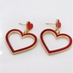 Heart shaped long earringsEarrings