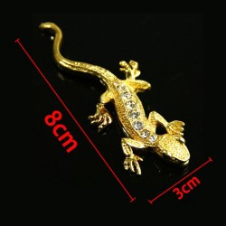 1 PC 3D gecko metal emblem car sticker - car truck motor badge sticker