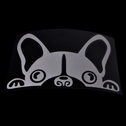 Waterproof - vinyl car sticker with a dog's faceStickers