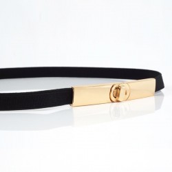 Elegant elastic belt with metal circlesBelts