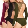 Backless Lace Bodysuit