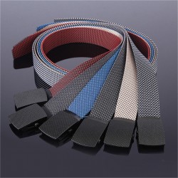 Luxury knitted belt with automatic buckleBelts