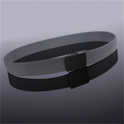 Luxury knitted belt with automatic buckleBelts