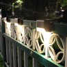 412pcs LED Solar Stairs Lights Outdoor Waterproof Garden Pathway Courtyard Patio Steps Fence Lamps