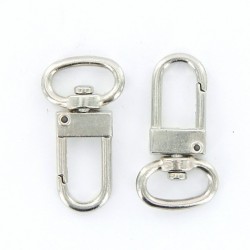 10 pieces - swivel carabiner - hook - key ring 18 * 33 mmKeyrings