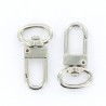10 Pcs High Quality Swivel Carabiner Hook Silver Color Key Chains Sleutelhanger Key Ring 18mm x 33 m