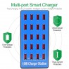 Multi USB Ladegerät - 20 Ports - 20A / 100W - LED - Quick-Charge