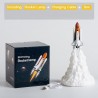 3D Space Shuttle - raketenförmige Nachtlampe - 3 Typen - 21cm & 28cm