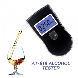 professioneller Alkohol-Tester - Polizei-LCD-Display Digital-Atmosphäre - Atemmessgerät für die betrunkenen Fahrer Alcotester
