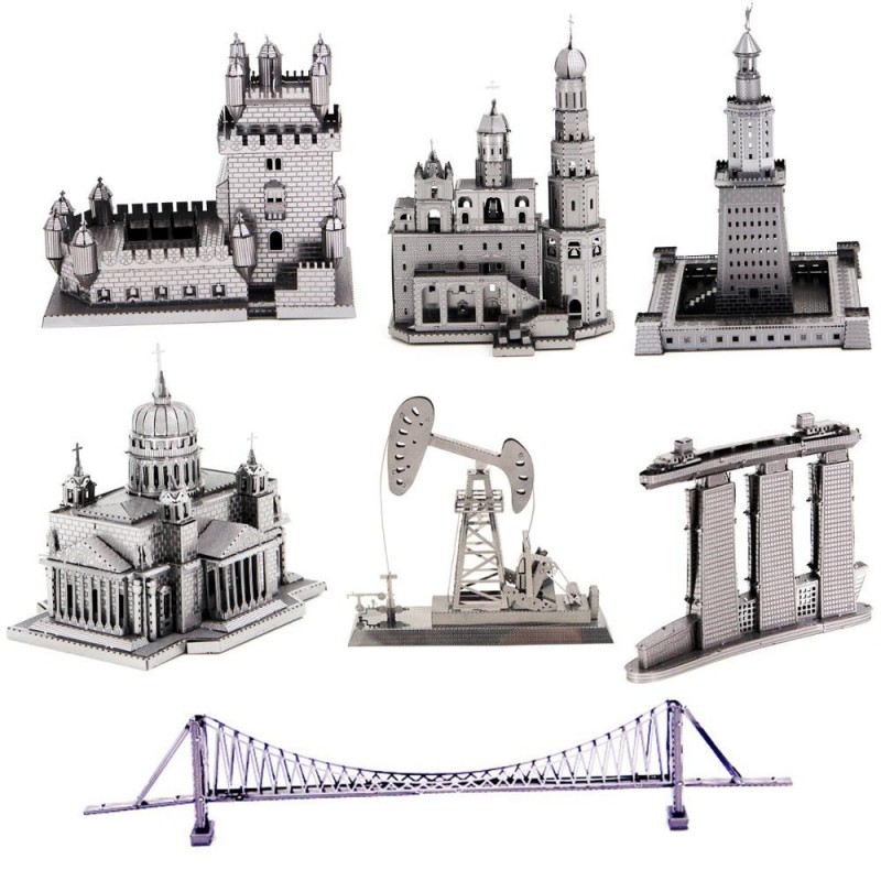 3D Metall Puzzle-Gebäude-Modell-Sets - diy laser cut Puzzles Puzzle Puzzle-Modell Bildungsspielzeug für erwachsene Kinder 3D Metall Puzzle-Gebäude-Modell-Sets - diy laser cut Puzzles Puzzle Puzzle-Modell Bildungsspielzeug für erwachsene Kinder