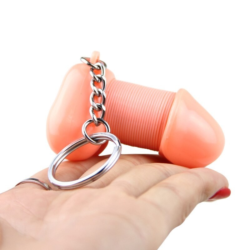 männliche Genitalia Schlüsselkette - sexy Schlüsselanhänger kreativen Schmuck Schlüsselanhänger gutes Geschenk für Liebhaber
