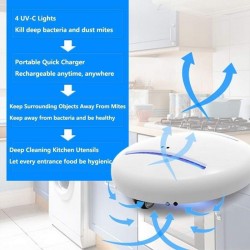 UV steriliser-robot - pocket size CleanseBot - bacteria killing - for home and travel - anti house miteElectronics