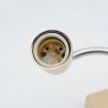 Universal 360 degree E27 lamp holder - ceramic screw socket lamp base - aluminum hose goose neck square baseWall lights