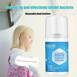 100ml Portable Disposable No Clean Waterless Hand Sanitizer Alcohol Antibacterial Hand Sanitizer DisHealth & Beauty