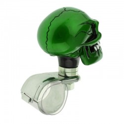 Green skull head - steering wheel ballGear shift knobs