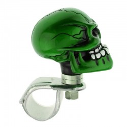 Green skull head - steering wheel ballGear shift knobs