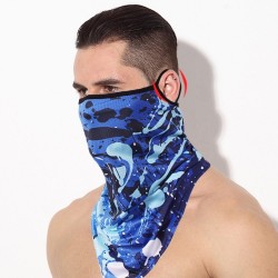 3D Schal - Hals / Gesichtsbedeckung - Gesichtsmaske - On-Ohr-Schlaufen - winddicht - atmungsaktiv