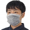Aktivkohle-Nanofilter - 4-Schicht Mund / Gesichtsmaske - antibakteriell - grau