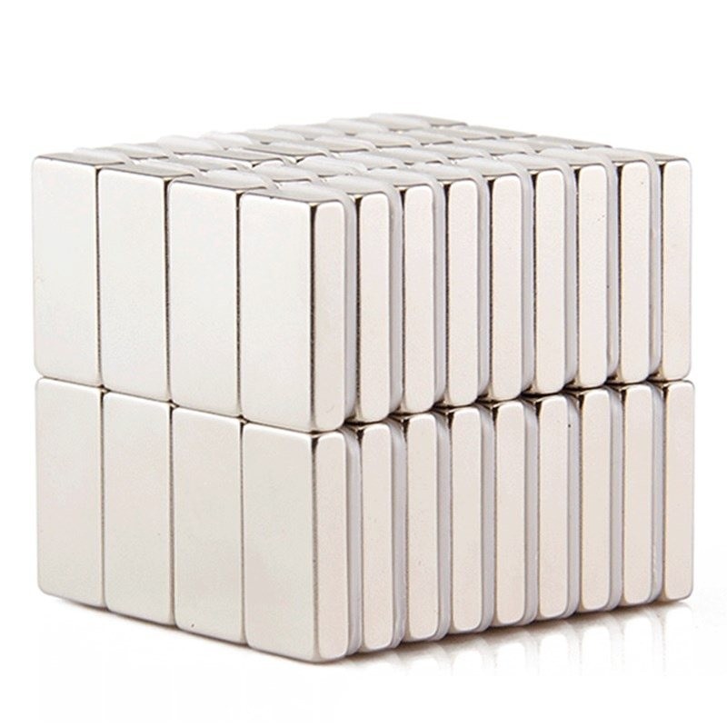N35 Neodymium magnet - strong block magnet - cuboid 20 * 5 * 3mm 10 piecesN35