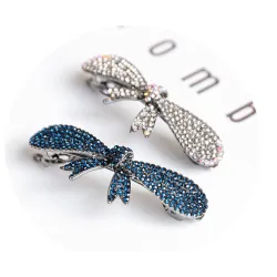 Elegant crystal bowknot - hair clip - hairpinHair clips