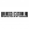15.2 * 3cm - Made In Japan Perfected In My Garage - car stickerStickers