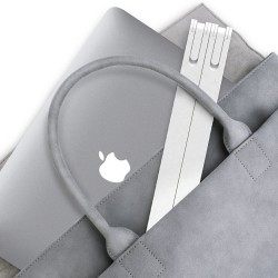 MacBook / Laptop pc Kunststoffständer - mit Kieselgel-Schutz - einstellbar & faltbar