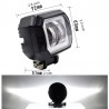 20W - 12V - 6000K - DRL - LED light bar with HELO - reflector - for motorcycle - SUV - truck - ATV - tractorLED light bar