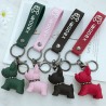 Soft resin French bulldog - keychainKeyrings