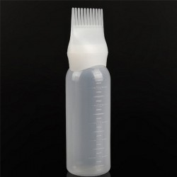 Leere Flasche mit Pinsel für Haarfärbemittel - Behälter 120 ml