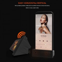 Mini Telefonhalter mit Soundverstärker