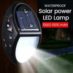 O7K7 - 100mAh - 10 LED - solarbetriebene Lampe - Bewegungssensor Licht - wasserdicht