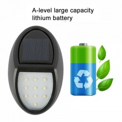 O7K7 - 100mAh - 10 LED - solarbetriebene Lampe - Bewegungssensor Licht - wasserdicht