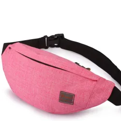 Waist & shoulder bag - sports bag - waterproof - nylon - with zippersBags
