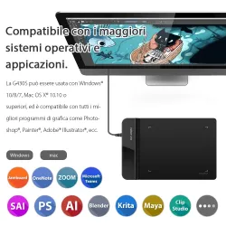 XP-Pen - 8192 Ebene - 3 Zoll - G430S - Zeichnung & Grafik-Tablet für OSU mit Taststift