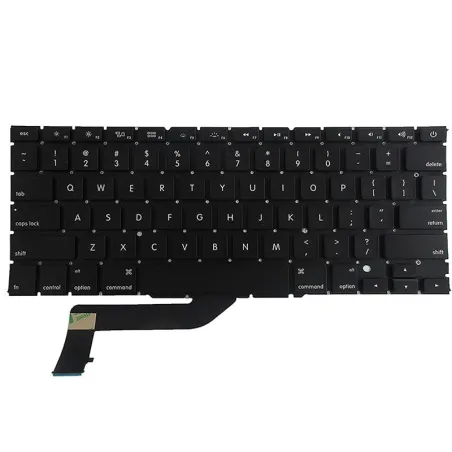 Ersatztastatur für Apple MacBook Pro 15-Zoll Retina A1398 US Laptop 2012 / 2013 / 2014 / 2015