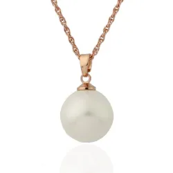 Perlen Halsketten - 585 Rose Gold