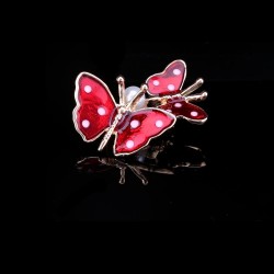 Spring Double Butterfly BroochesBrooches