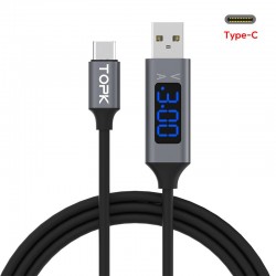 Schnelles Ladekabel - USB-C - Spannung / Stromanzeige - Daten / Synchron