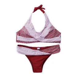 Polka Dots Badeanzug - bikini set