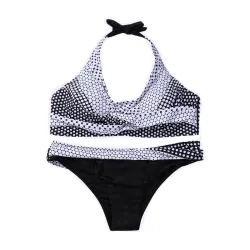 Polka Dots Badeanzug - bikini set