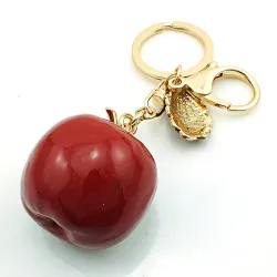 Bitten Apfel Schlüsselanhänger