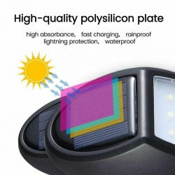 O7K7 - 100mAh - 10 LED - solarbetriebene Lampe - Bewegungssensor Licht - wasserdicht